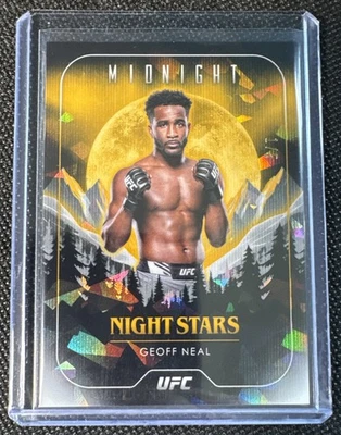 GEOFF NEAL 2024 Topps UFC Midnight Night Stars Daybreak 1/5 First On Print - Image 1 of 2