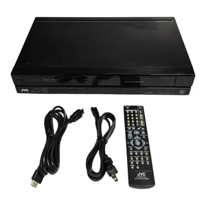 JVC DR-MV150B DVD Recorder VHS VCR Hi Fi HDMI Combo Player w/ Remote TESTED - Picture 1 of 15