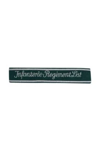 WWII German Heer Infanterie Regiment List cuff title - Bild 1 von 1