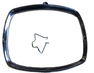 ukscooters LAMBRETTA GP 125 150 200 DL SCHEINWERFER FELGE HOCHGLANZPOLIERT UND FEDER - Bild 1 von 1