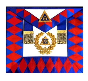 Royal Arch - Grand Chapter Lambskin Apron - Superb Quality - Any Rank - Foto 1 di 1