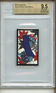 2014 Pokemon Hanafuda Kanto Oktober Cloyster Tentakruel BGS 9,5 EDELSTEIN NEUWERTIG - Bild 1 von 2
