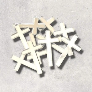 Cross Crafting Sets, Packs of 10 - Many colours / sizes, Engraving & Hoops - Picture 1 of 6