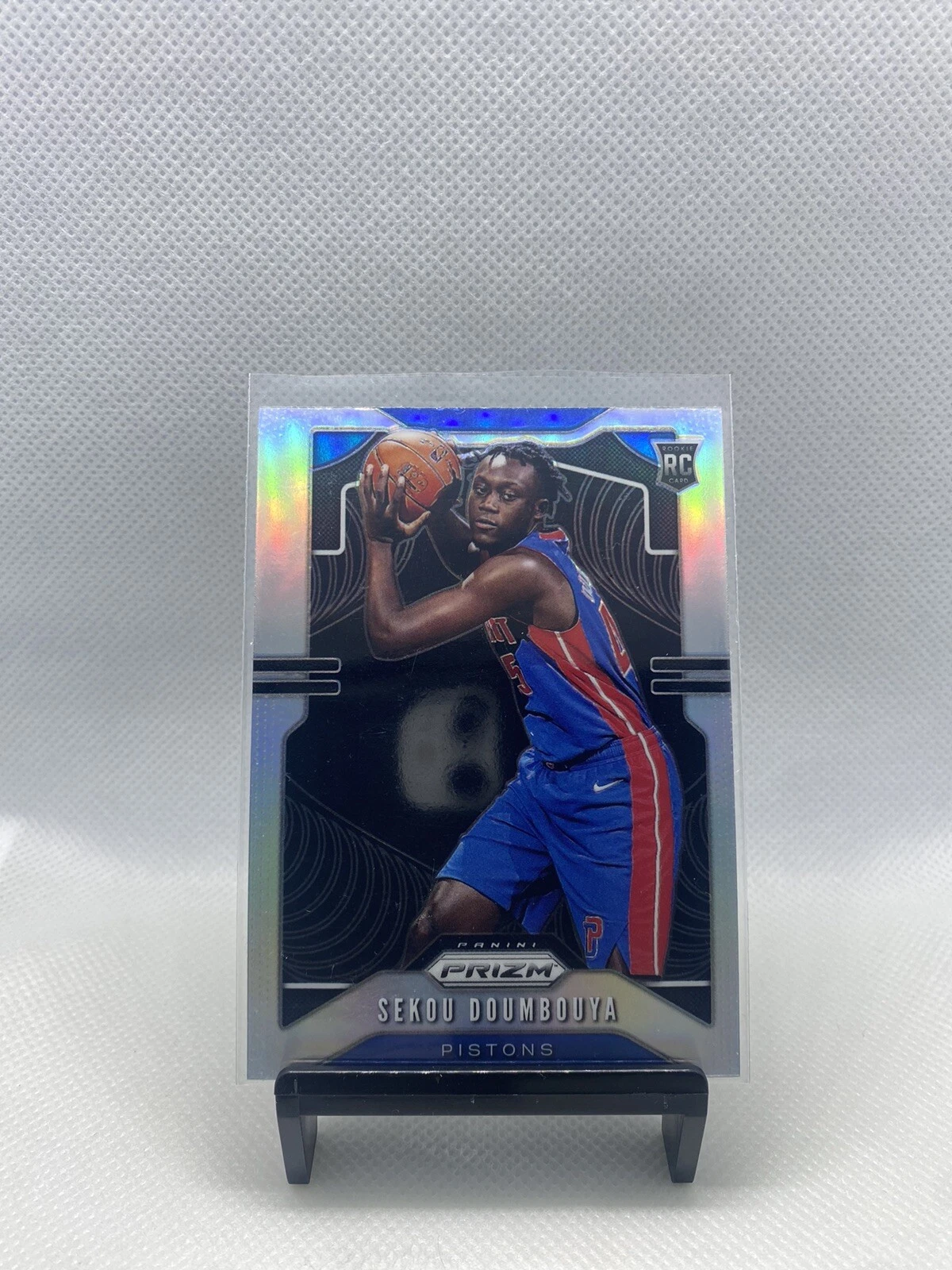 2019-20 Panini Prizm Prizms Silver #261 Sekou Doumbouya RC Rookie PISTONS