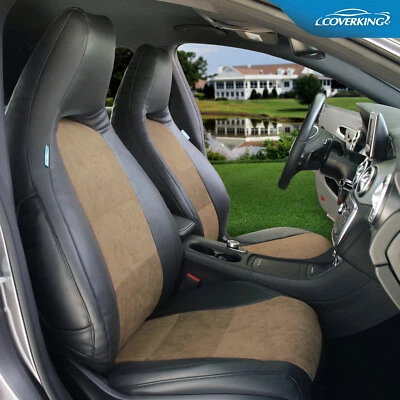 Fundas de asiento de cuero sintético Coverking Ultisuede para Nissan 350Z - Hechas a pedido Foto 1 de 4