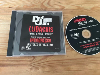CD Hiphop Ludacris - What's Your Fantasy (3 Song) Promo UNIVERSAL DEF JAM jc - Bild 1 von 3