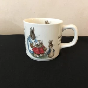 Retired Vintage Peter Rabbit Wedgwood of Etruria Barlaston Child’s Mug Cup - Picture 1 of 7