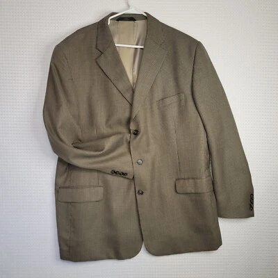 Abrigo deportivo Haggar marrón y negro de colección talla 48R para hombre Hounds Point Foto 1 de 4