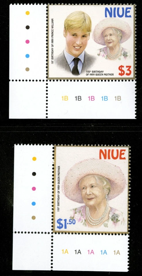 Niue  2000   Scott #   746-747     Mint Never Hinged Set - Image 1 of 1