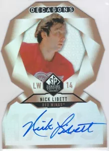 2020/21 SP SIGNATURE EDITION..NICK LIBETT..DECAGONS..GOLD AUTOGRAPHS..RED WINGS - Bild 1 von 2