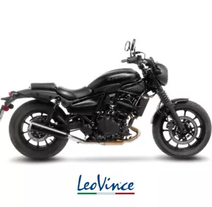 MARMITTA SCARICO LEOVINCE CLASSIC RACER BLACKE KAWASAKI ELIMINATOR 500 2024 - Imagen 1 de 5
