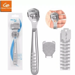Pedicure Callous Callus Shaver Foot Tough Skin Corn Remover Tool with 10 Blades - Picture 1 of 16