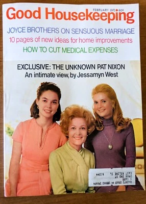 1971 Good Housekeeping Joyce Brothers Pat Nixon Fashion Beauty Poetry VTG Ads - Image 1 of 4