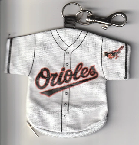 J.F. Sports MLB Baltimore Orioles Lil' Sport Baseball Jersey Keychain Cover