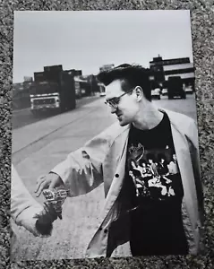 MORRISSEY / THE SMITHS - Black & White Poster / Picture - Manchester 1986 RARE - Picture 1 of 1
