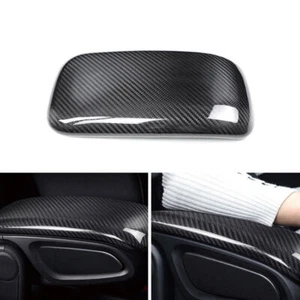 Car Carbon Fiber Interior Armrest Cover Trim Fit For Mini Cooper Countryman F60 - Foto 1 di 4
