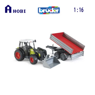 Bruder 1:16 Scale Claas Nectis 267 F Tractor With Frontloader Realistic Toy Set - Image 1 of 2