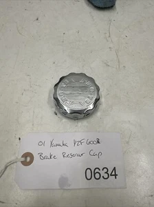 2001 Yamaha YZF600 YZF600R YZF 600R R6 R1 CHROME TF ENG FRONT BRAKE FLUID CAP - Picture 1 of 7