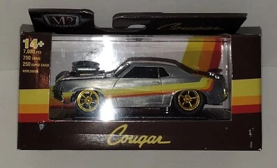 M2 Machines GROUND POUNDERS 1/64 1970 Mercury Cougar XR7 Raw Super Chase - Image 1 of 2