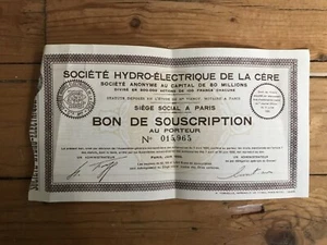 Société Hydro-électrique de la CERE (40) (G) - Foto 1 di 1