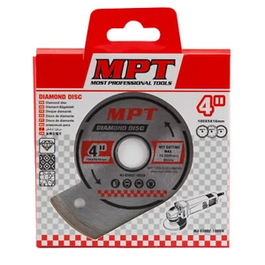 MPT Diamond Cutting Wheel 105mm Continuous Cut Off Disc Wet & Dry Grinder Tile - Picture 1 of 4