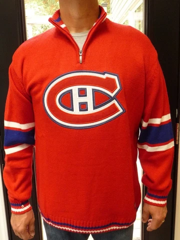 ILANCO National Hockey League Red Montreal Canadiens NHL Sweater #2 NEW Sz. XL Cover