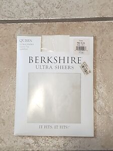 Berkshire Ultra Sheers pantyhose, 3x-4x, Queen Stockings Control Top Ivory