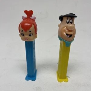 Lot 2 Feuerstein Fred & Pebbles Vintage Pez Spender - Bild 1 von 2