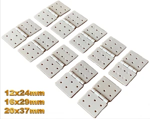 Nylon Scharnier 37x20 mm RC Flugzeug Segel Airplane Ruder Aileron Querruder Weiß - Bild 1 von 14