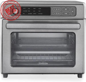Sunbeam COM7000SS Air Fryer Oven – 22L, 12-in-1, Digital Presets, Silver - Picture 1 of 12
