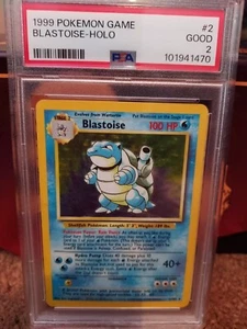 Blastoise 002/102 Base Set Holo PSA 2 - Bild 1 von 4