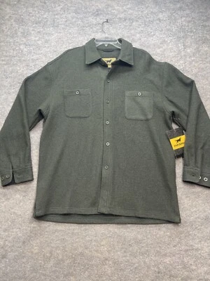 Irish Setter Wool Shirt Size Large L Green Hunting 860717 Red Wing Vintage NWD - Image 1 of 4