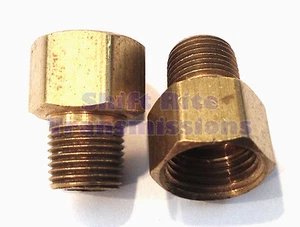 "5/16""F a 1/8""MPT TORNILLO EN LÍNEA DE ENFRIADOR MONTAJE CONVERSIÓN ADAPTADOR C4 C6 FORD GM - Imagen 1 de 1