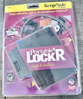 Nuevo armario de cable Sentry portátil de combinación de 4 números Lock'r Lock It & Go 7300 g Foto 1 de 2