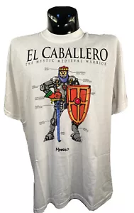 Screen Stars El Caballero The Mystic Medieval Warrior Madrid T Shirt Size XL - Picture 1 of 11