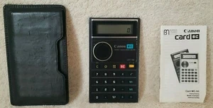 Vintage Canon Card Mc-50 Taschenrechner - getestet & funktioniert - Bild 1 von 4