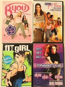 4 Dance Workout Fitness DVD GET Fit & Fab Freestyle Byou FitGirl for girls teens - Foto 1 di 6