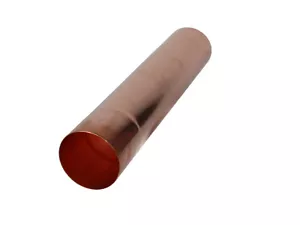 Fallrohr Kupfer rund, Länge 0,25m - Bild 1 von 2