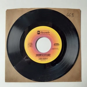 Jimmy Buffett - Changes In Latitudes 7" Record 1977 ABC Records Pop 45 RPM - Picture 1 of 2