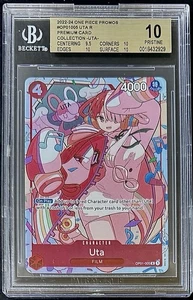 BGS 10 One Piece OP01-005 R Uta - English - Premium Card Collection Uta - Graded - Picture 1 of 2