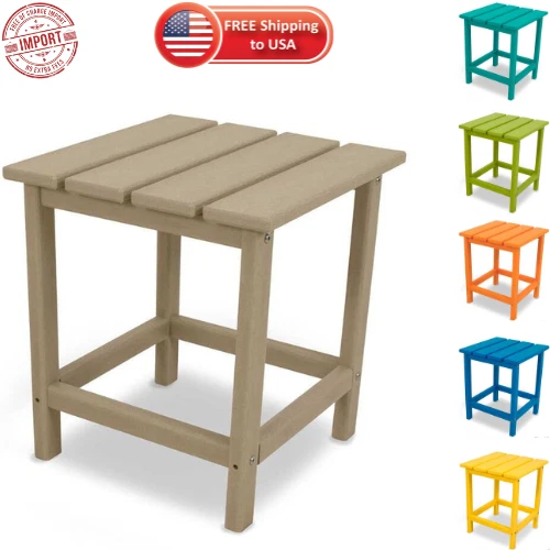 Nueva mesa auxiliar POLYWOOD Long Island 18 pulgadas resistente a la intemperie, muchos colores Foto 1 de 1