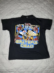 Vintage Grateful Dead 1981 Tour Tee Shirt Fantasy Pakistan Size Medium - Picture 1 of 12