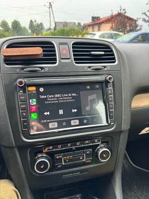 Stereo Navigatore Android 14 5G QLED CarPlay Vw Golf 5 6 Caddy Polo 6r Tiguan  - Immagine 1 di 4