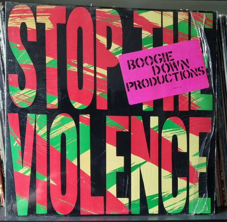 Boogie Down Productions, KRS-One – Stop The Violence (Jive) 1988 Import 12" - Image 1 of 3