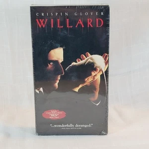Willard (VHS 2003) Crispin Glover Rats Horror Thriller w/ Ben Music Video Sealed - Imagen 1 de 15