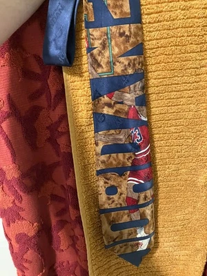 Michael Jordan Bugatchi Uomo Baloncesto Seda Vintage Hombre Adulto Corbata Cuello Foto 1 de 4