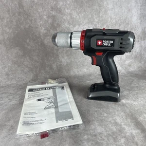 PORTER CABLE CORDLESS DRILL WITH BATTERY PCL180D WITH MANUAL - Picture 1 of 10