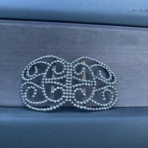 VTG Antique Cut Steel Buckle France Victorian Huge Rare - Picture 1 of 3