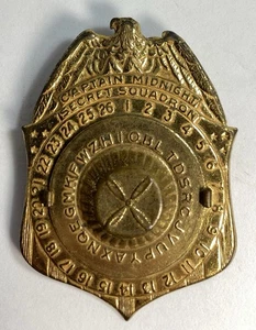 Vintage Captain Midnight Secret Squadron Master Code Decoder Badge 1940 - Picture 1 of 10