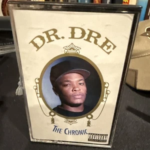 Dr. Dre The Chronic 1992 ORIGINAL Cassette Tape Interscope Rap Hip Hop Snoop Dog - Picture 1 of 9